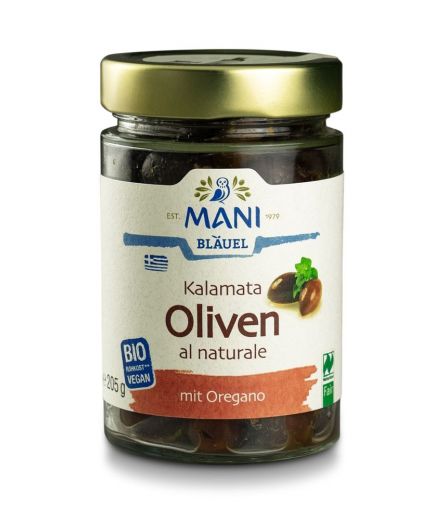 Kalamata Oliven geölt mit Stein 6 Stück zu 205 g