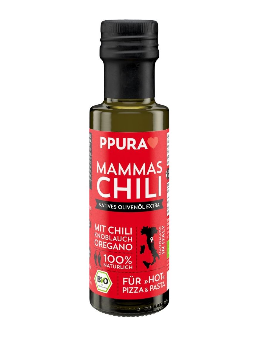 Mammas Chili natives Olivenöl extra PPURA