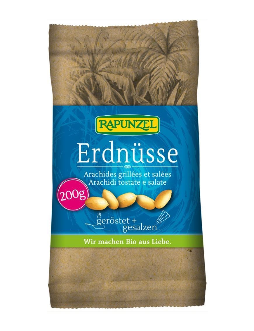 Erdnüsse geröstet + gesalzen Rapunzel
