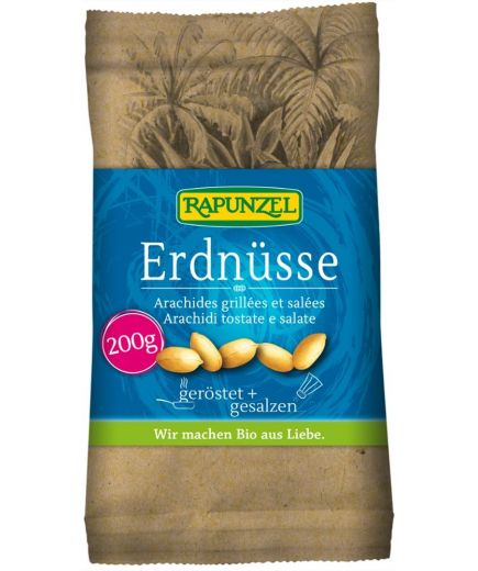 Erdnüsse geröstet + gesalzen Rapunzel
