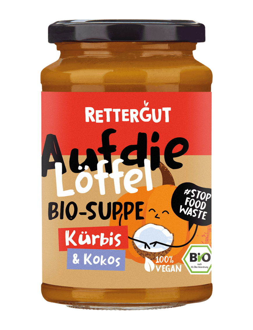Bio-Suppe Kürbis & Kokos Rettergut