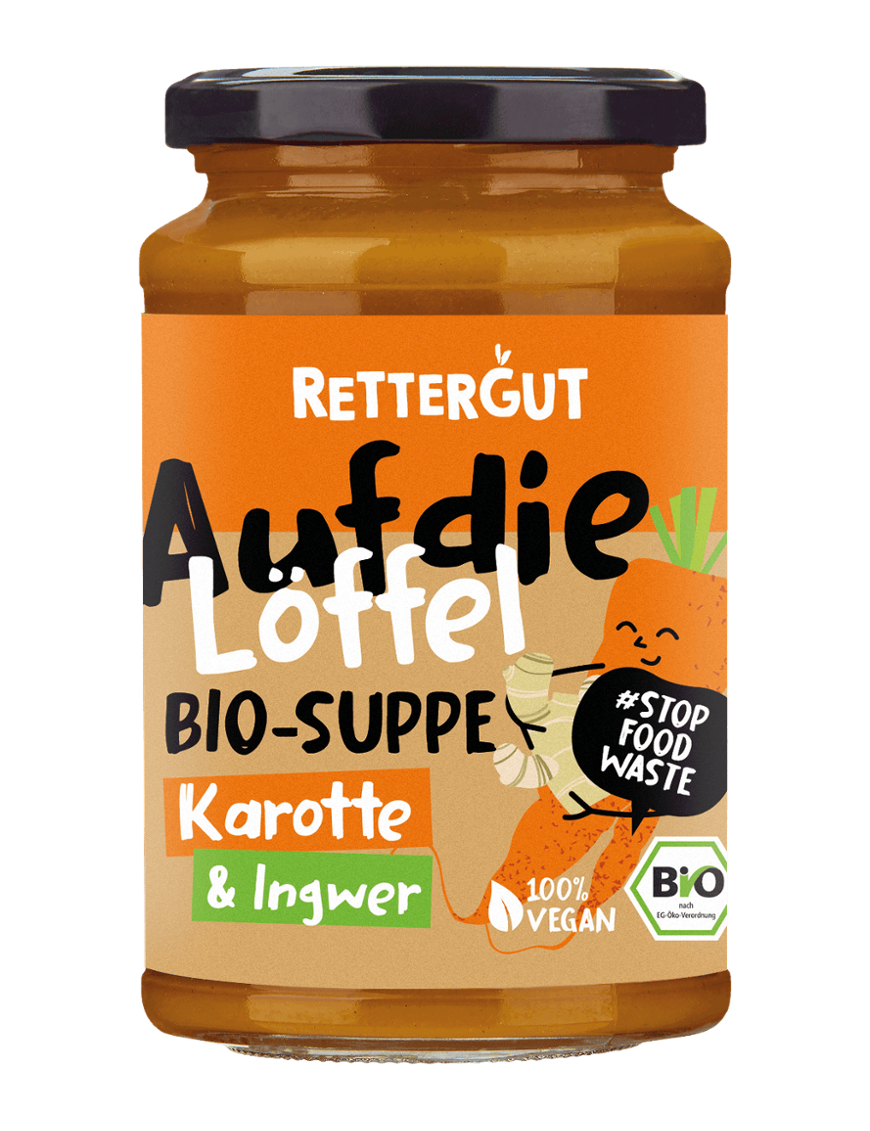 Bio-Suppe Karotte & Ingwer Rettergut