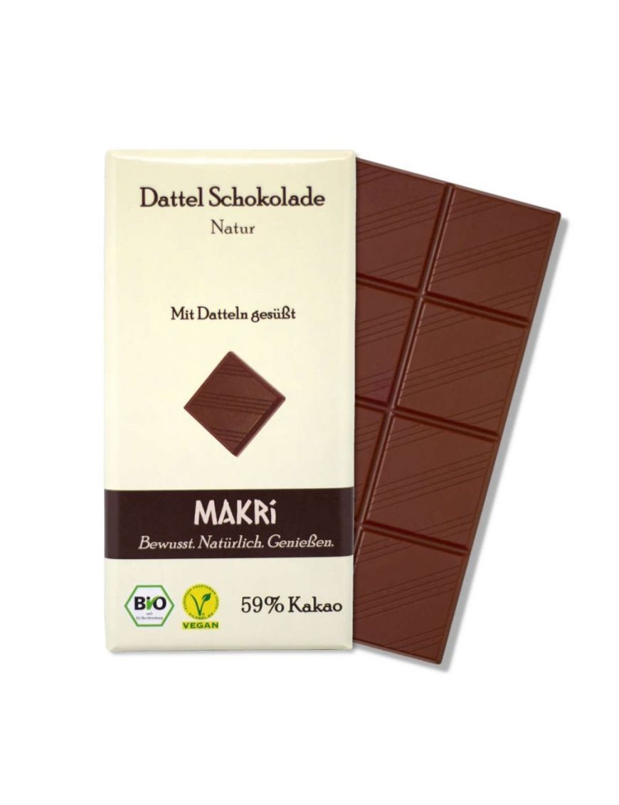 Dattel Schokolade Natur 10 Stück zu 85 g