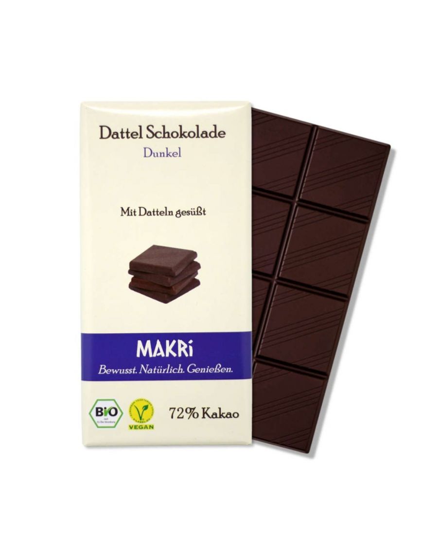 Dattel Schokolade Dunkel 10 Stück zu 85 g