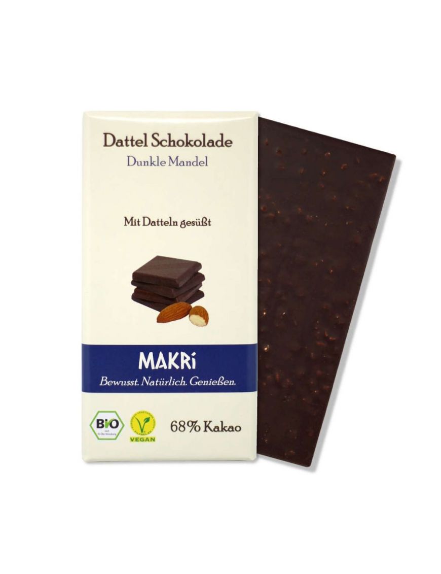 Dattel Schokolade Dunkle Mandel Makri