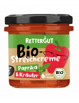 Bio-Streichcreme Paprika & Kräuter Rettergut