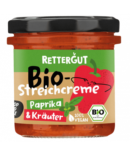 Bio-Streichcreme Paprika & Kräuter Rettergut