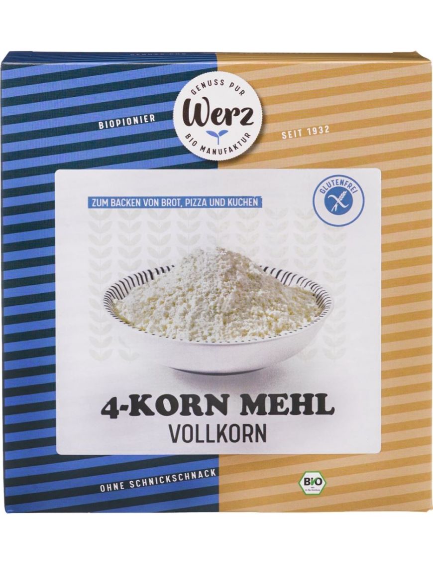 4-Korn Vollkorn Mehl 8 Stück zu 500 g