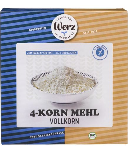 4-Korn Vollkorn Mehl 8 Stück zu 500 g