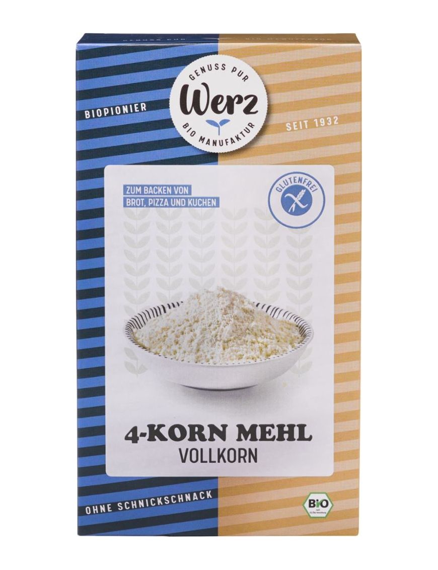 4-Korn Vollkorn Mehl 5 Stück zu 1 kg