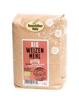 Bio Weizenmehl griffig Rosenfellner Mühle