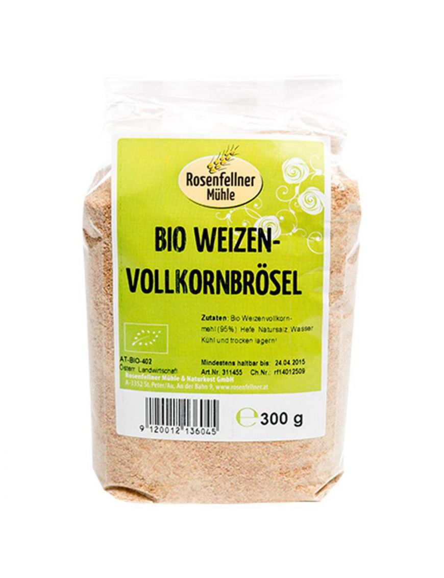 Bio Weizen Vollkornbrösel Rosenfellner Mühle