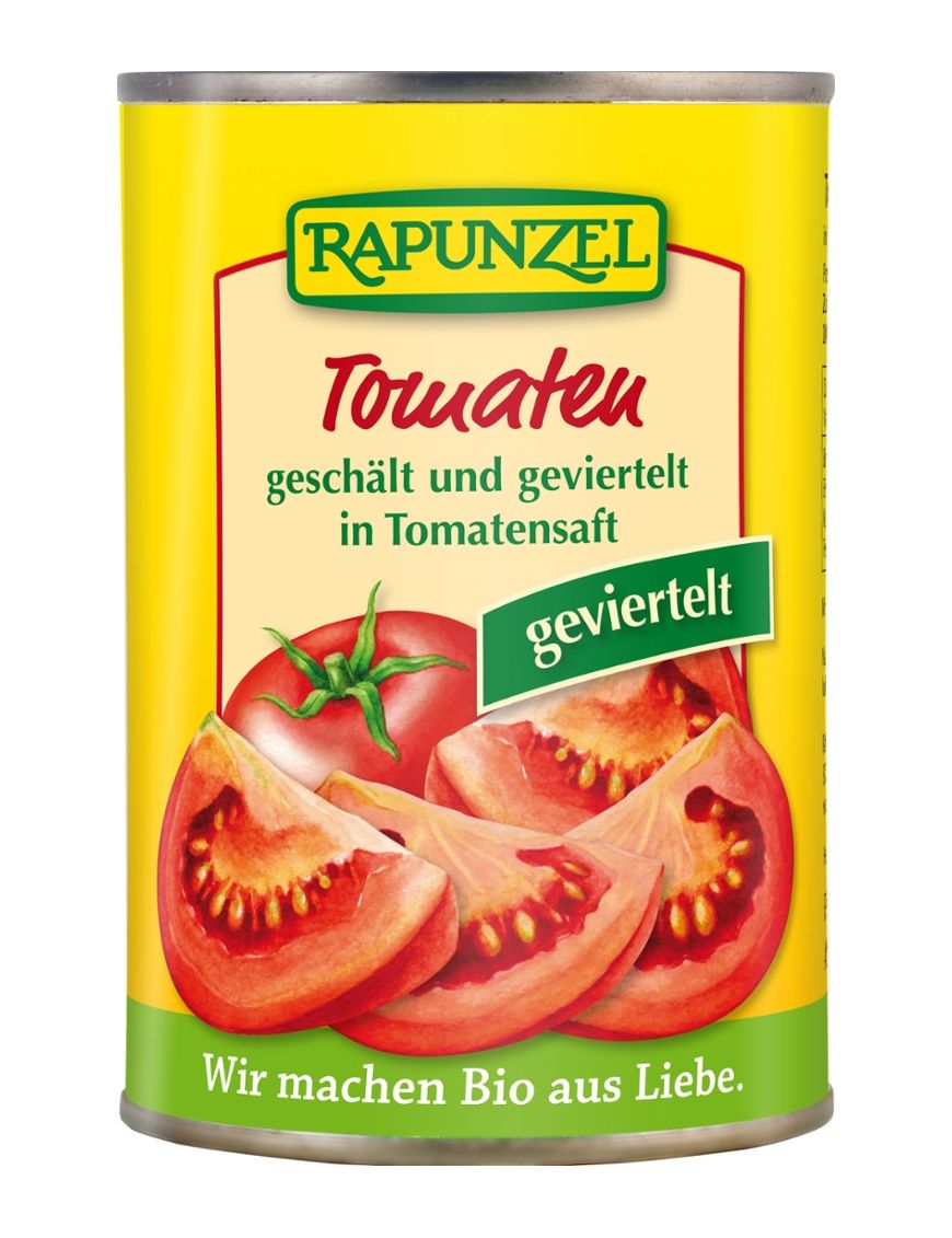 Tomaten geschält und gewürfelt Rapunzel