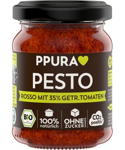 Pesto Rosso mit 55% getr. Tomaten PPURA