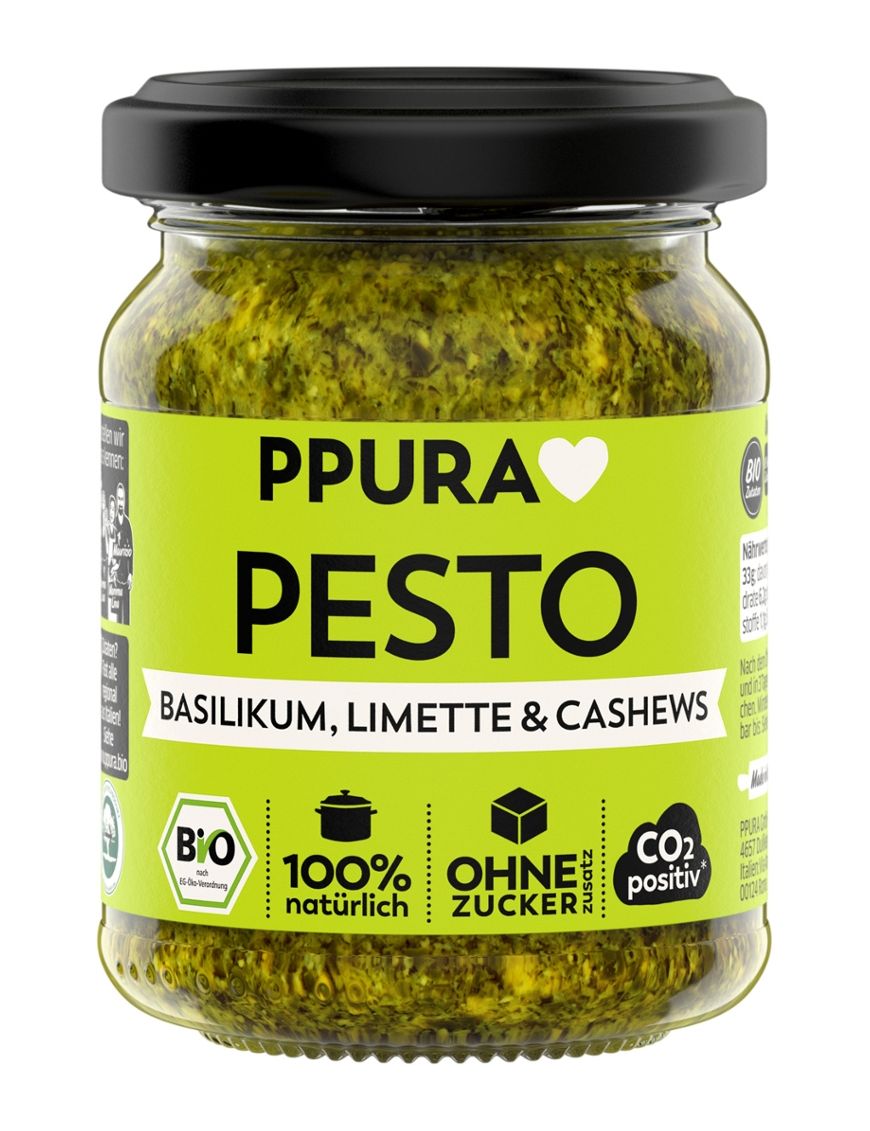 Basilikum, Limette & Cashew Pesto 6 Stück zu 120 g