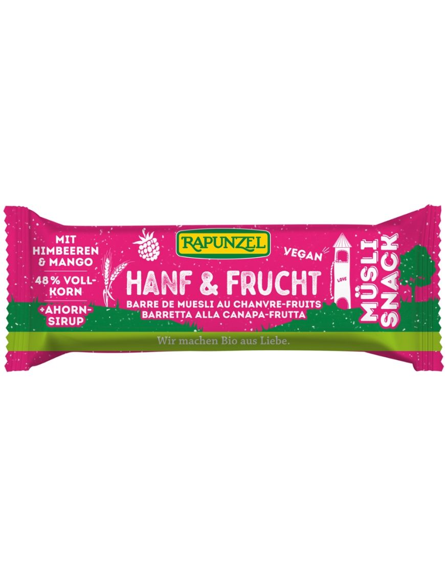 Hanf & Frucht Müsli-Snack Rapunzel