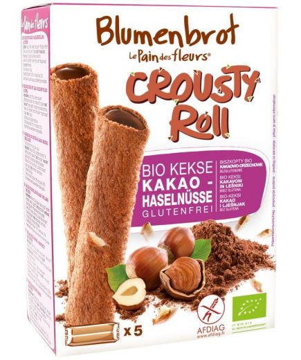 Crousty Roll Kakao-Haselnüsse Blumenbrot
