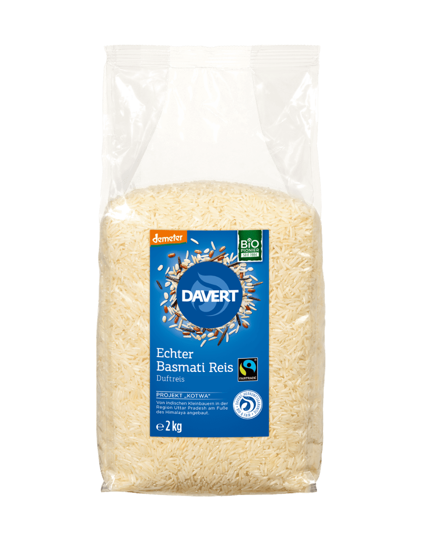 Basmati Reis weiß 4 Stück zu 2 kg
