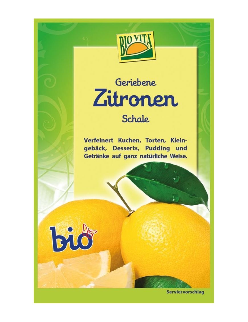Zitronenschale 12 Stück zu 11 g