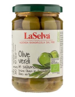 Grüne Oliven in Lake mit Stein 6 Stück zu 310 g