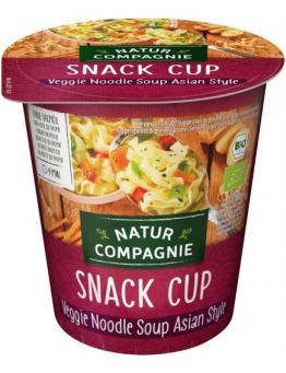 Snack Cup Veggie Noodle Soup Asian Style Natur Compagnie