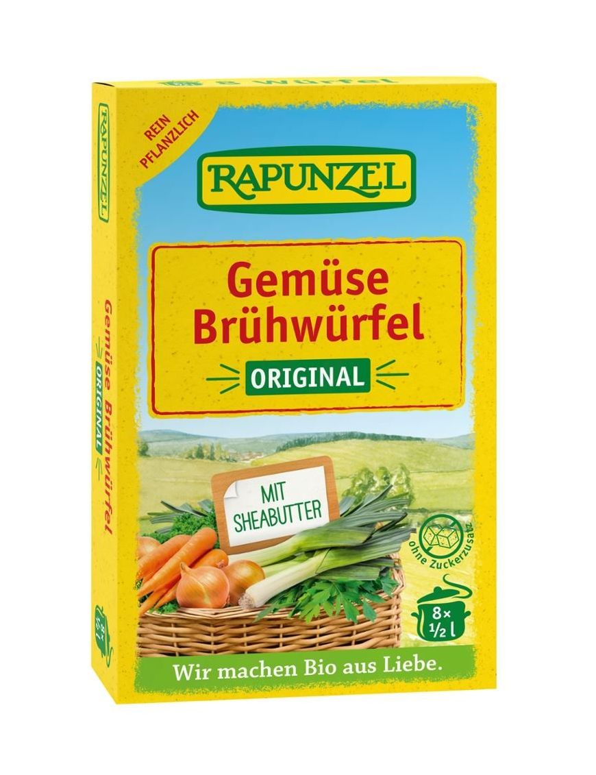 Gemüse Brühwürfel Original Rapunzel