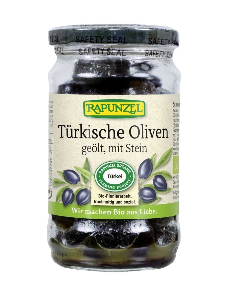 Gemlik Oliven geölt mit Stein 6 Stück zu 185 g