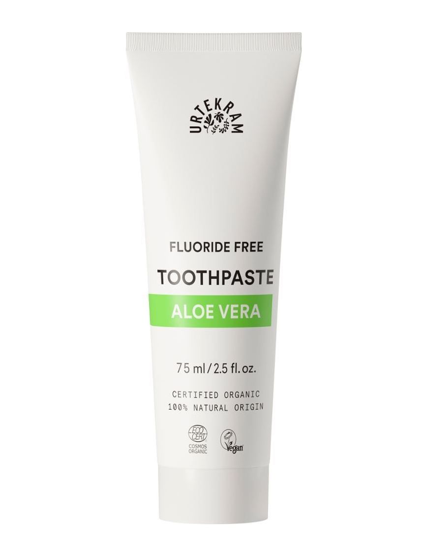 Fluoride Free Toothpaste Aloe Vera Urtekram