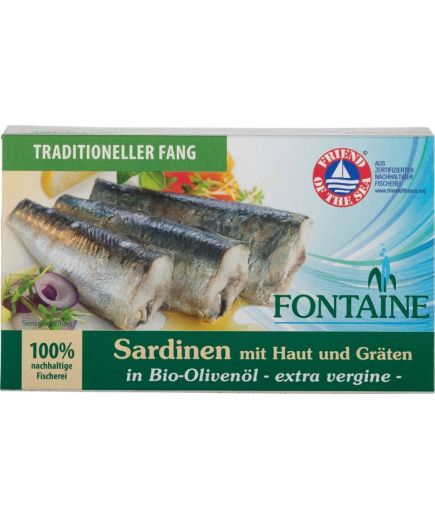 Sardinen in Olivenöl 10 Stück zu 120 g