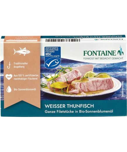 Thunfisch weiß in Sonnenblumenöl 10 Stück zu 120 g
