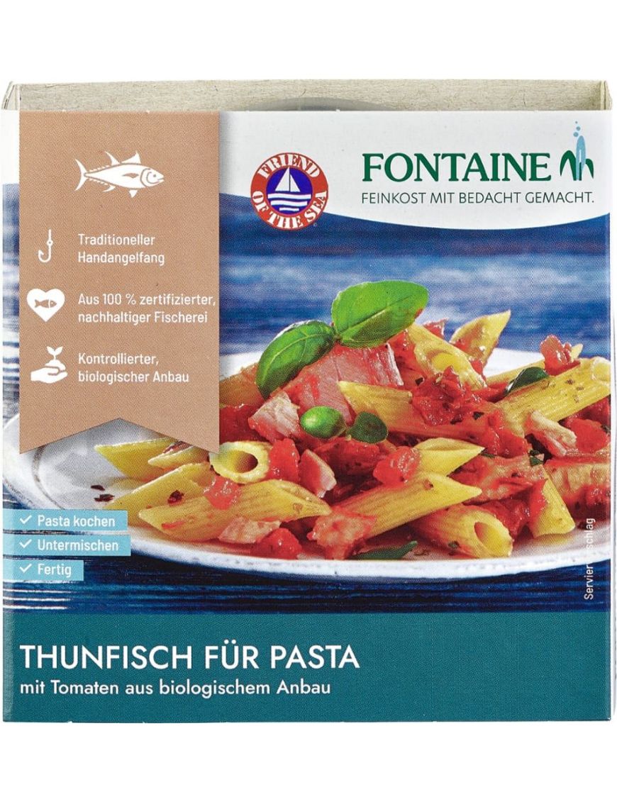 Thunfisch für Pasta Tomate 8 Stück zu 200 g