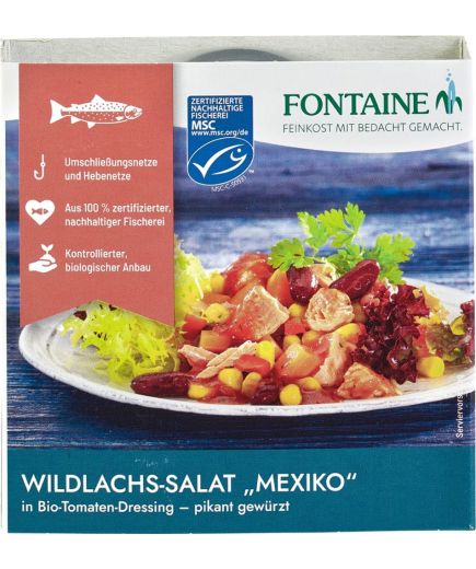 Wildlachs-Salat Mexiko Fontaine