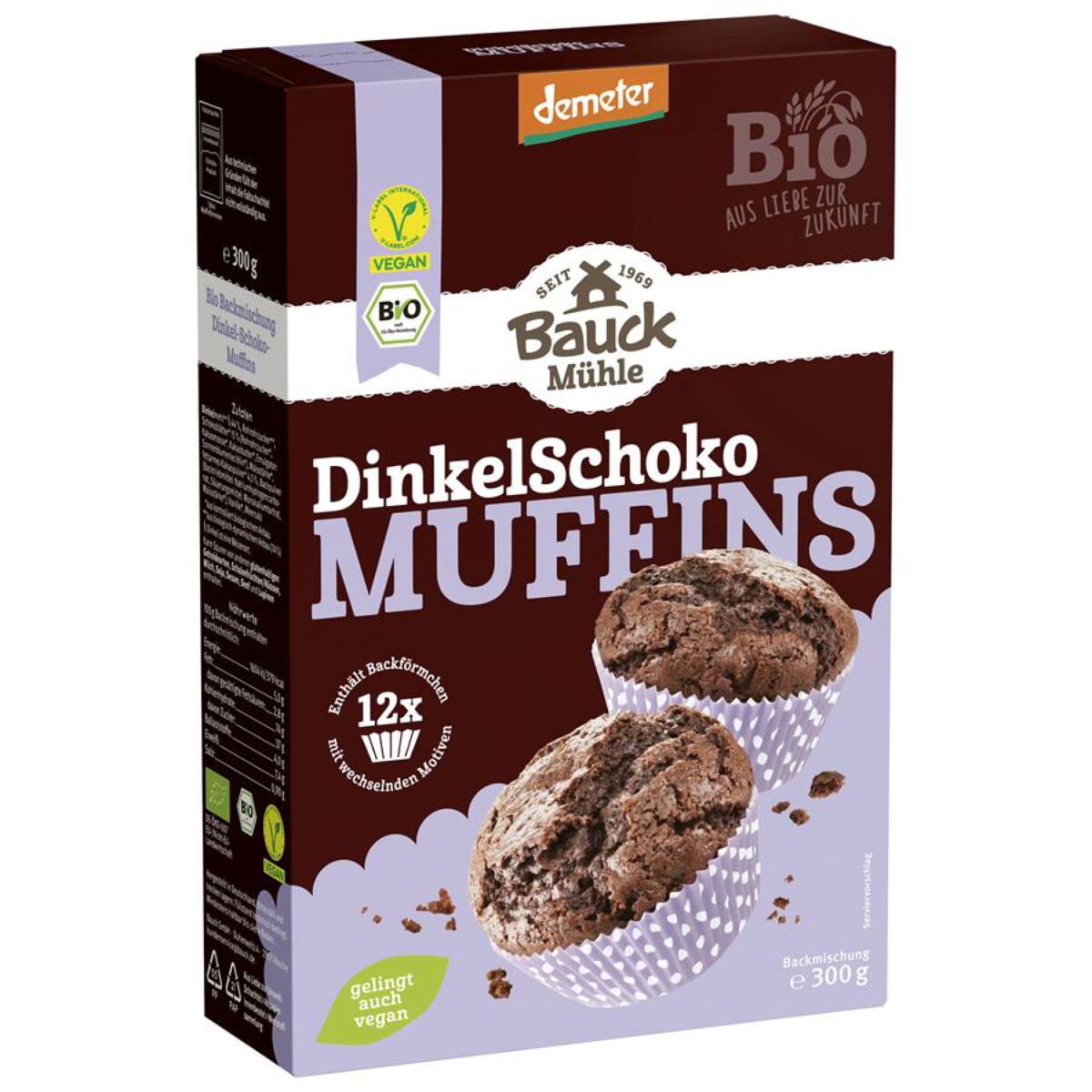 Bauck Mühle Dinkel Schoko Muffins