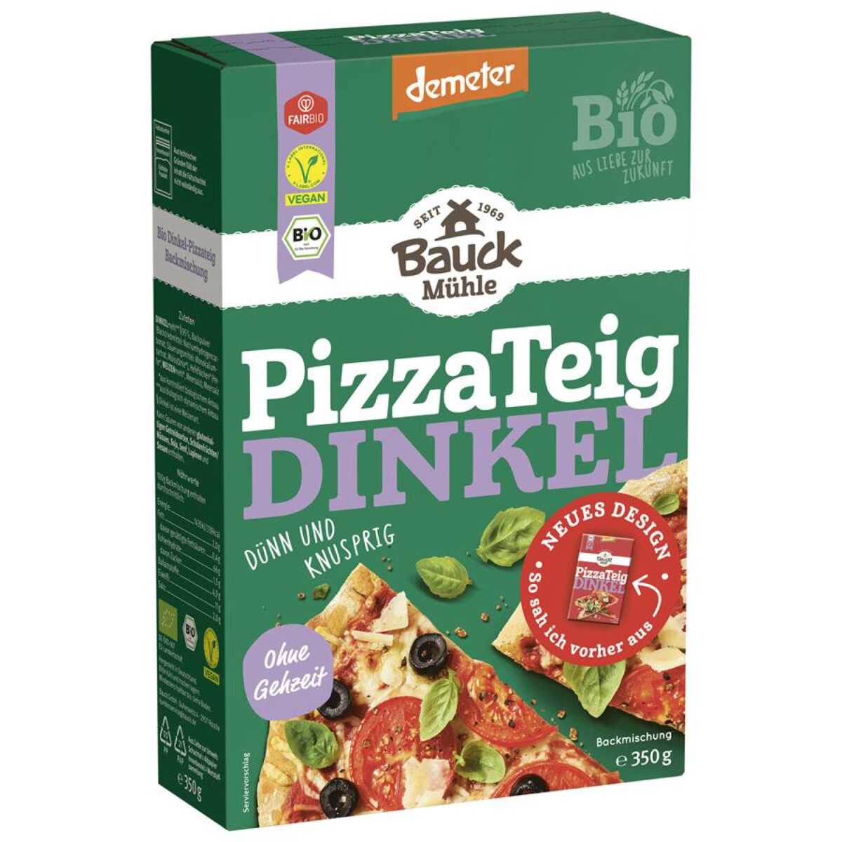 Bauck Mühle - PizzaTeig Dinkel