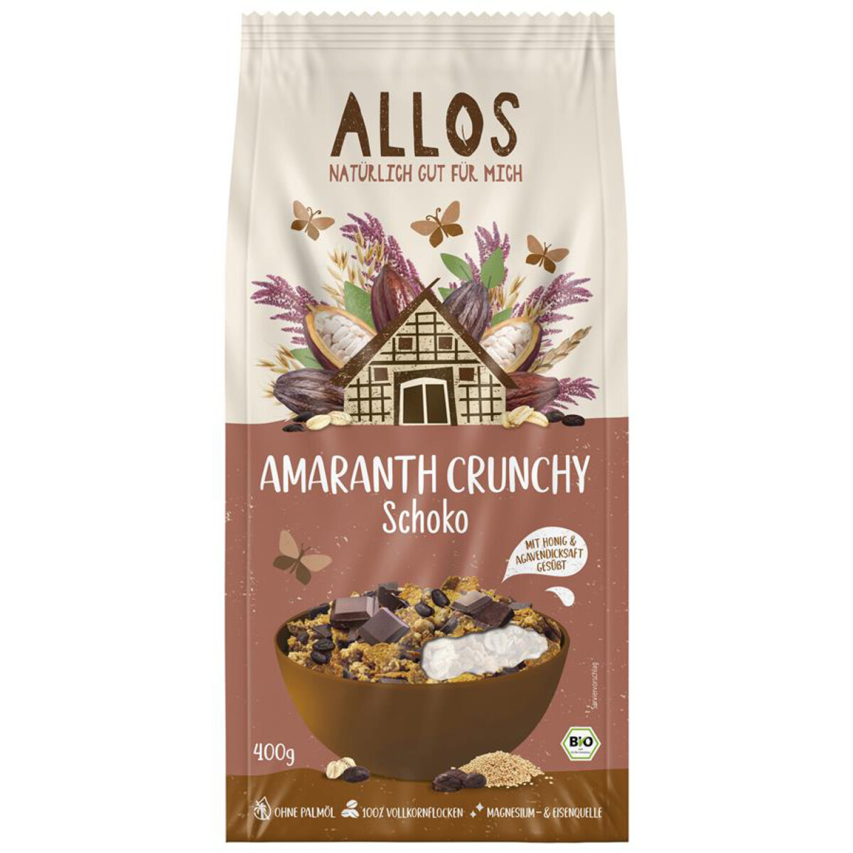 Allos Amaranth Crunchy Schoko