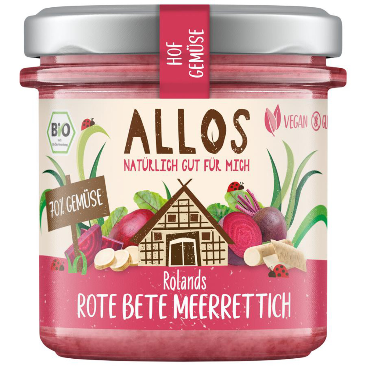 Allos - Hof-Gemüse Rolands Rote Beete Meerrettich