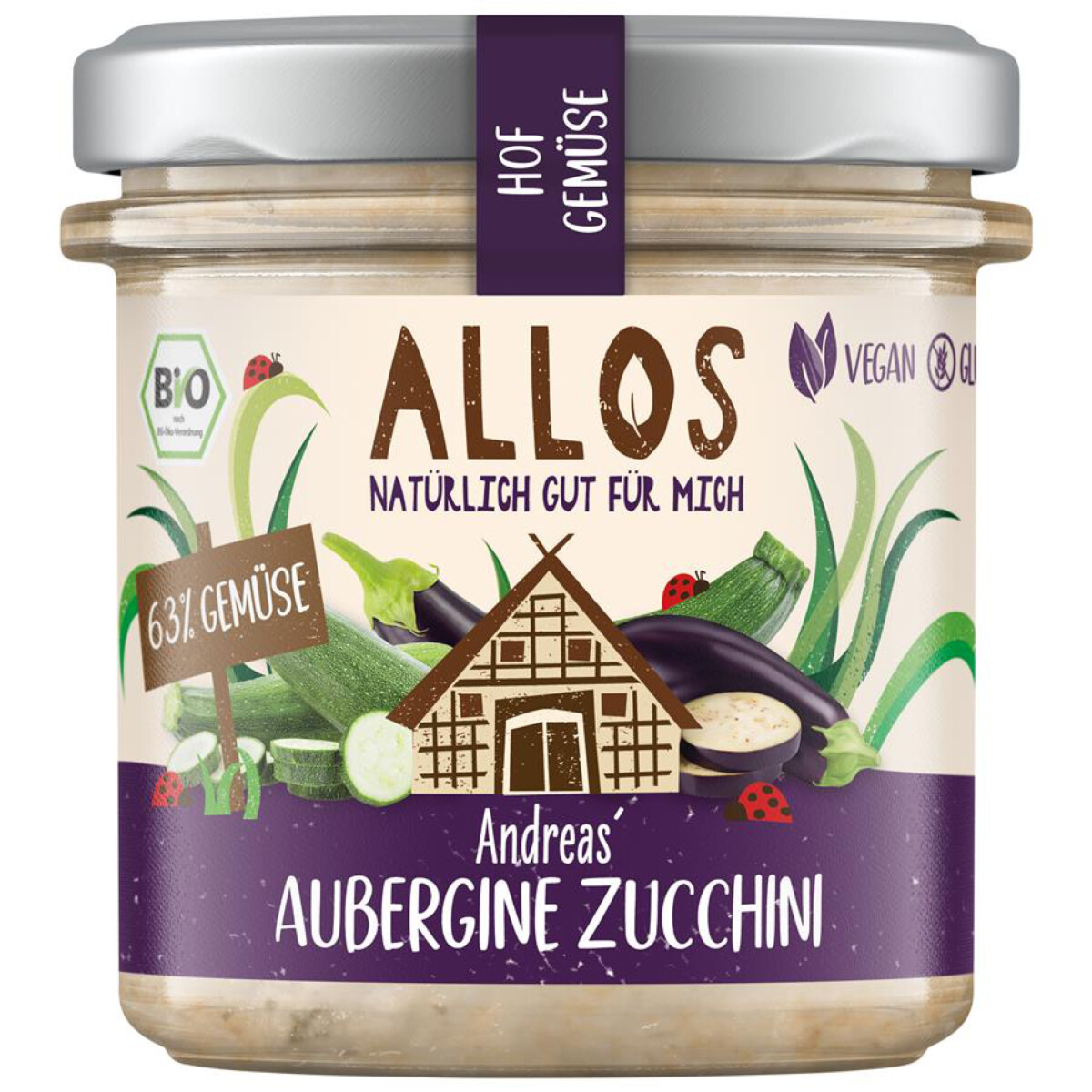 Allos - Hof-Gemüse Andreas Aubergine Zucchini