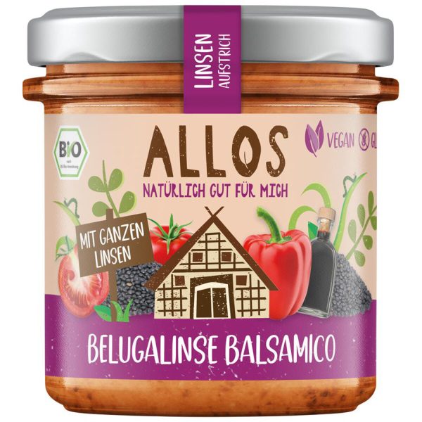 Allos - Linsen-Aufstrich Belugalinse Balsamico