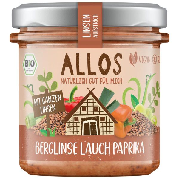 Allos - Linsen-Aufstrich Berglinse Lauch Paprika