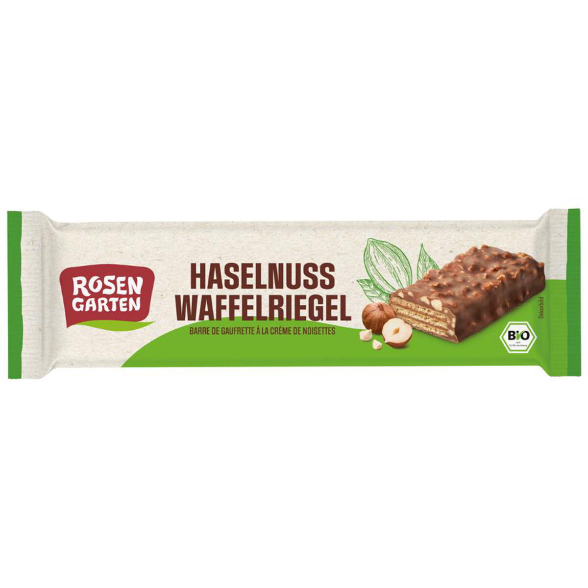 Rosengarten - Haselnuss Waffelriegel