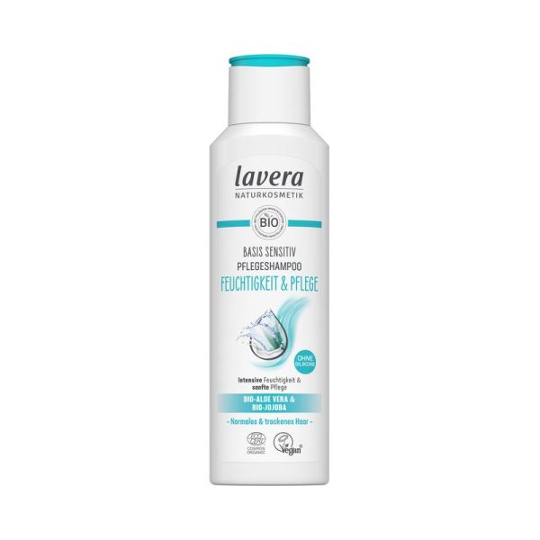 Lavera Naturkosmetik Pflegeshampoo basis sensitiv Feuchtigkeit & Pflege