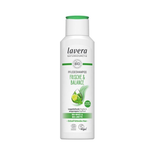 Lavera Naturkosmetik Pflegeshampoo Frische & Balance