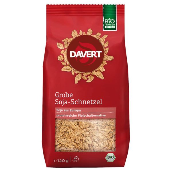 Davert - Grobe Soja-Schnetzel 6 Stück zu 120 g