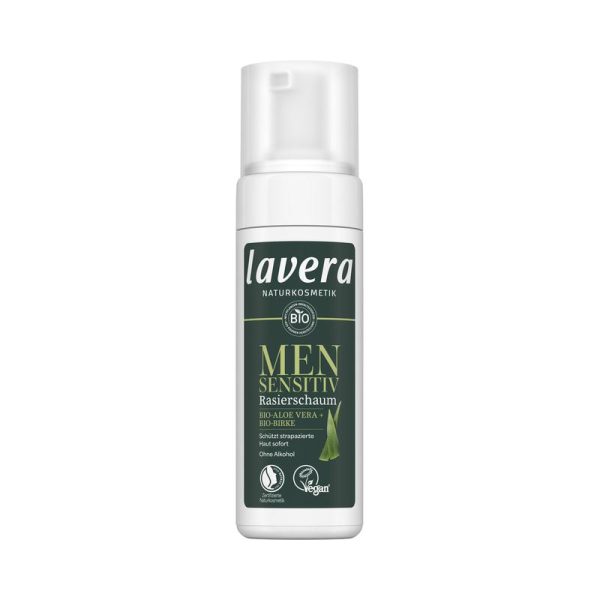 Lavera Naturkosmetik LAVERA MEN RASIERSCHAUM 4 Stück zu 150 ml