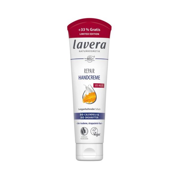 Lavera Naturkosmetik REPAIR HANDCREME +33% 100 ml