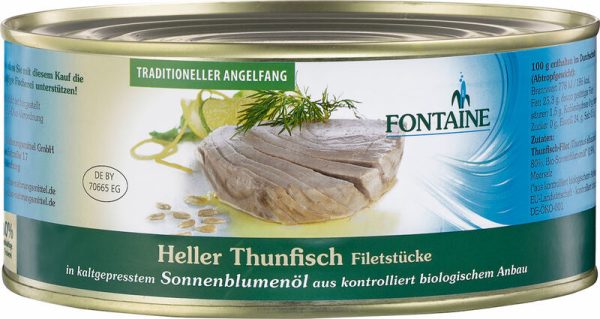 Fontaine - Heller Thunfisch in Bio-Sonnenblumenöl