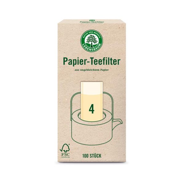 Lebensbaum Teefilter Gr. 4 12 Stück zu 100 Stk.