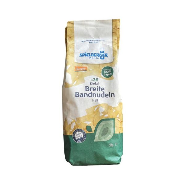 Spielberger Mühle - Breite Dinkel Bandnudeln hell