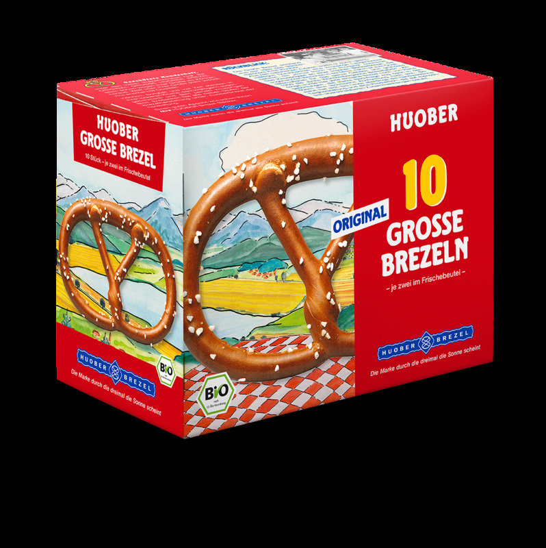 HUOBER BREZEL - Große Brezel 5x2 Stück 200g 10 Stück zuHUOBER BREZEL - Große Brezel 5x2 Stück 200g