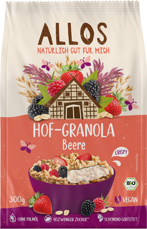 Allos - Hof-Granola Beere 6 Stück zuAllos - Hof-Granola Beere